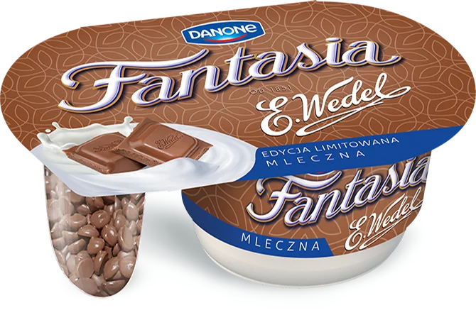Fantasia jogurt kremowy z mleczną czekoladą od Wedla