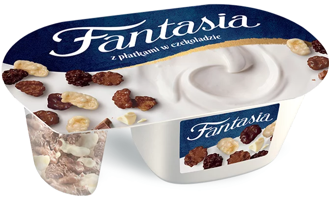 Fantasia jogurt kremowy z płatkami w czekoladzie