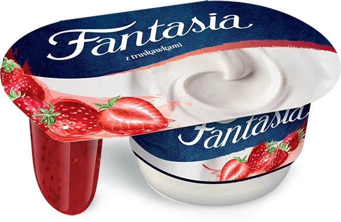 Fantasia jogurt kremowy z truskawkami